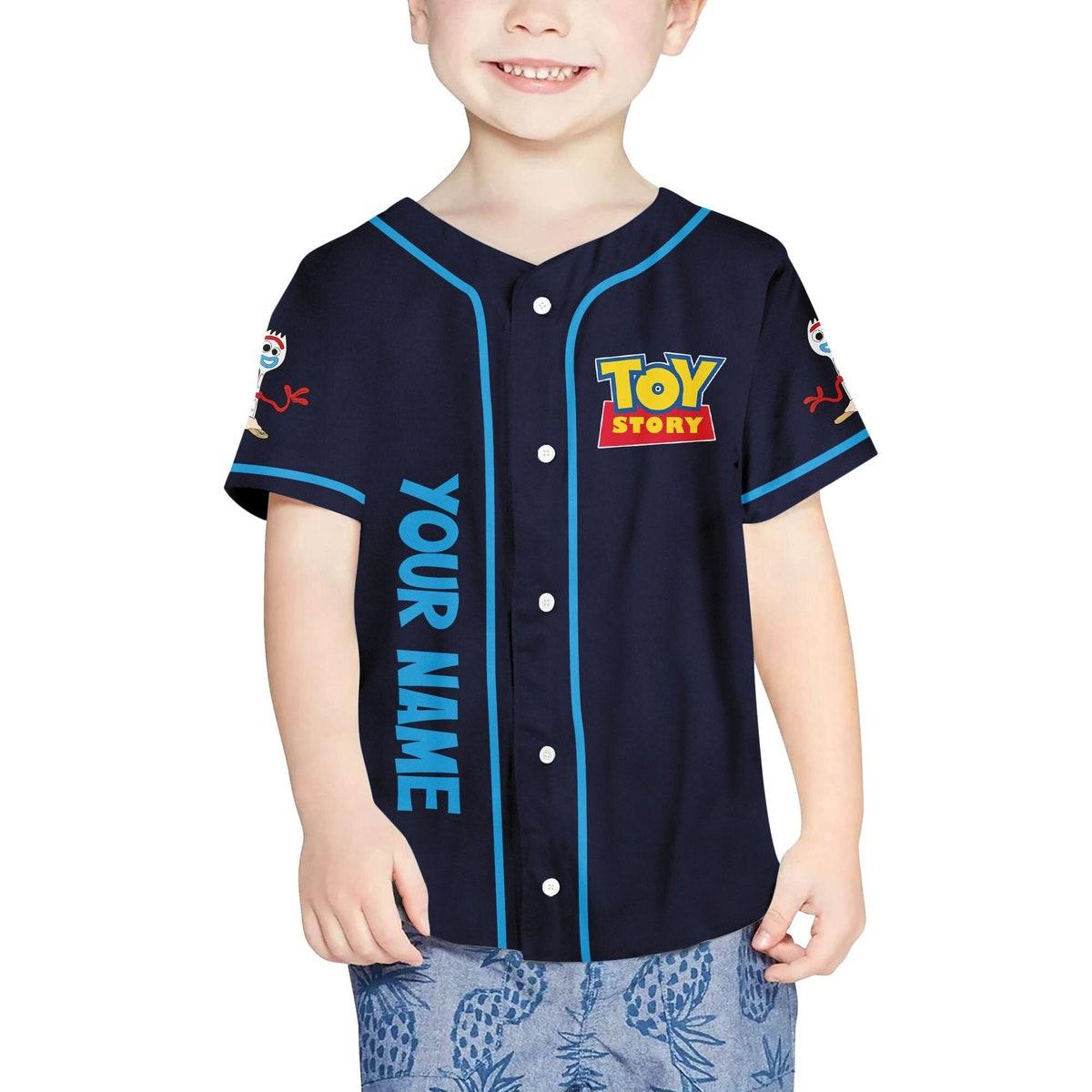 Personalize Toy Story What The Fork Baseball Jersey 4