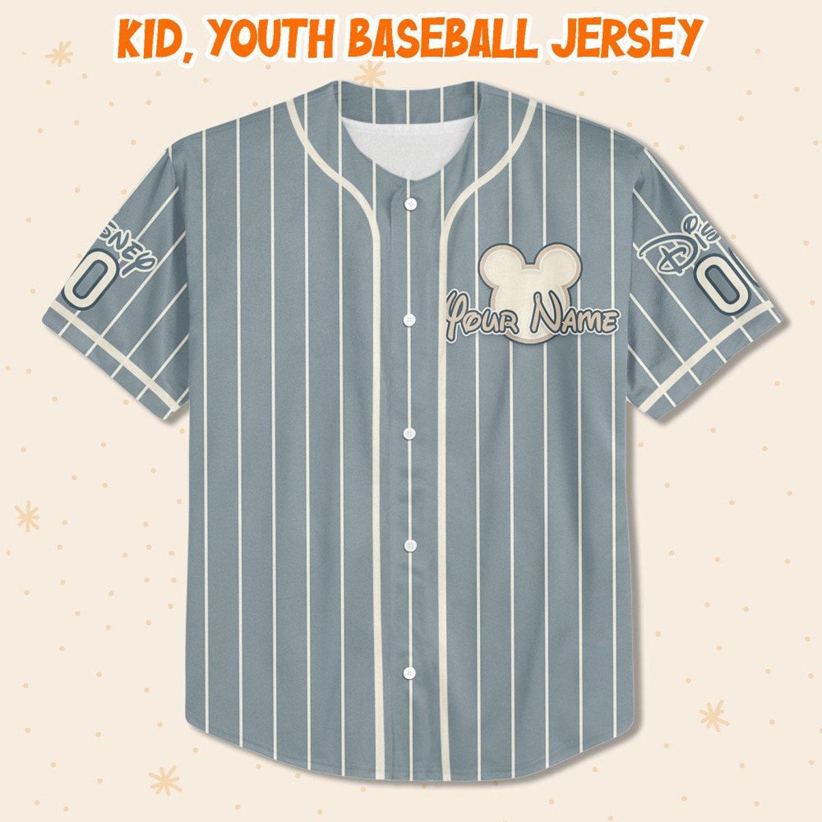 Personalize Vintage Dog Walt Disney World Baseball Jersey 2