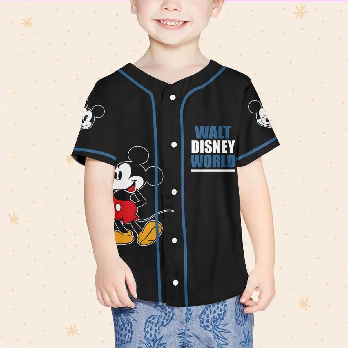 Personalize Walt Disney World Baseball Jersey 4