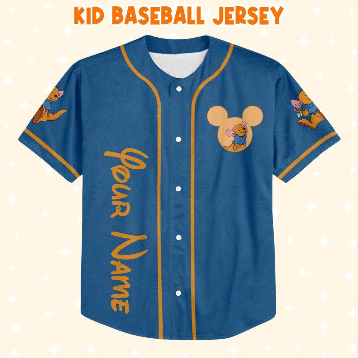 Personalize Winnie The Pooh Roo Baseball Jersey 2