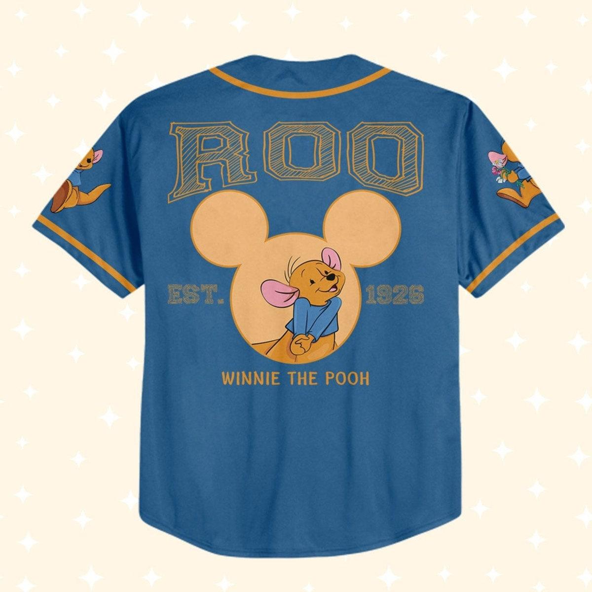 Personalize Winnie The Pooh Roo Baseball Jersey 3