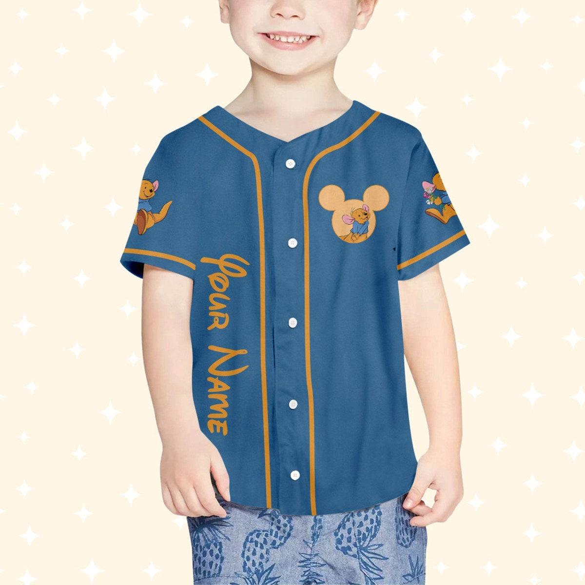 Personalize Winnie The Pooh Roo Baseball Jersey 4