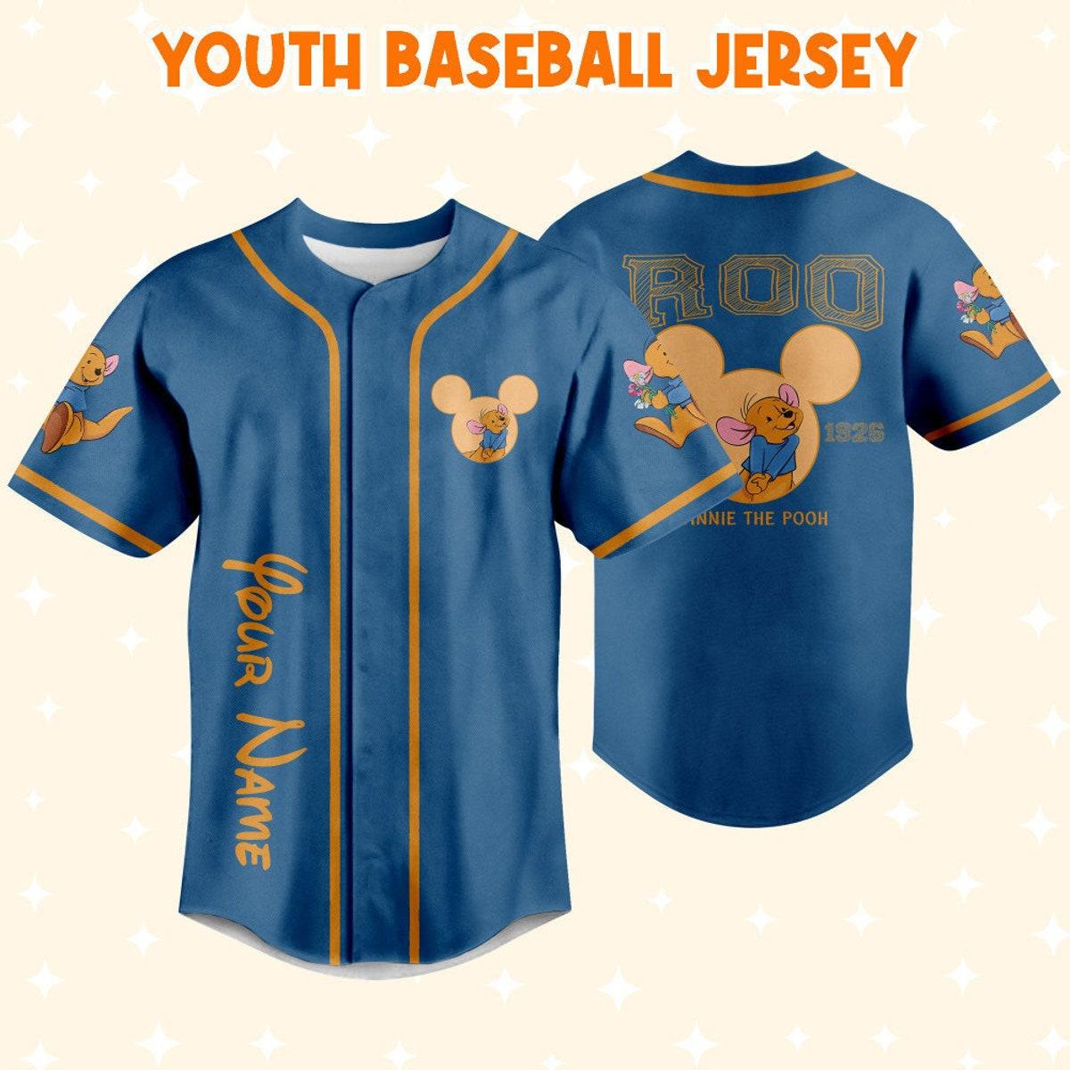 Personalize Winnie The Pooh Roo Baseball Jersey 5