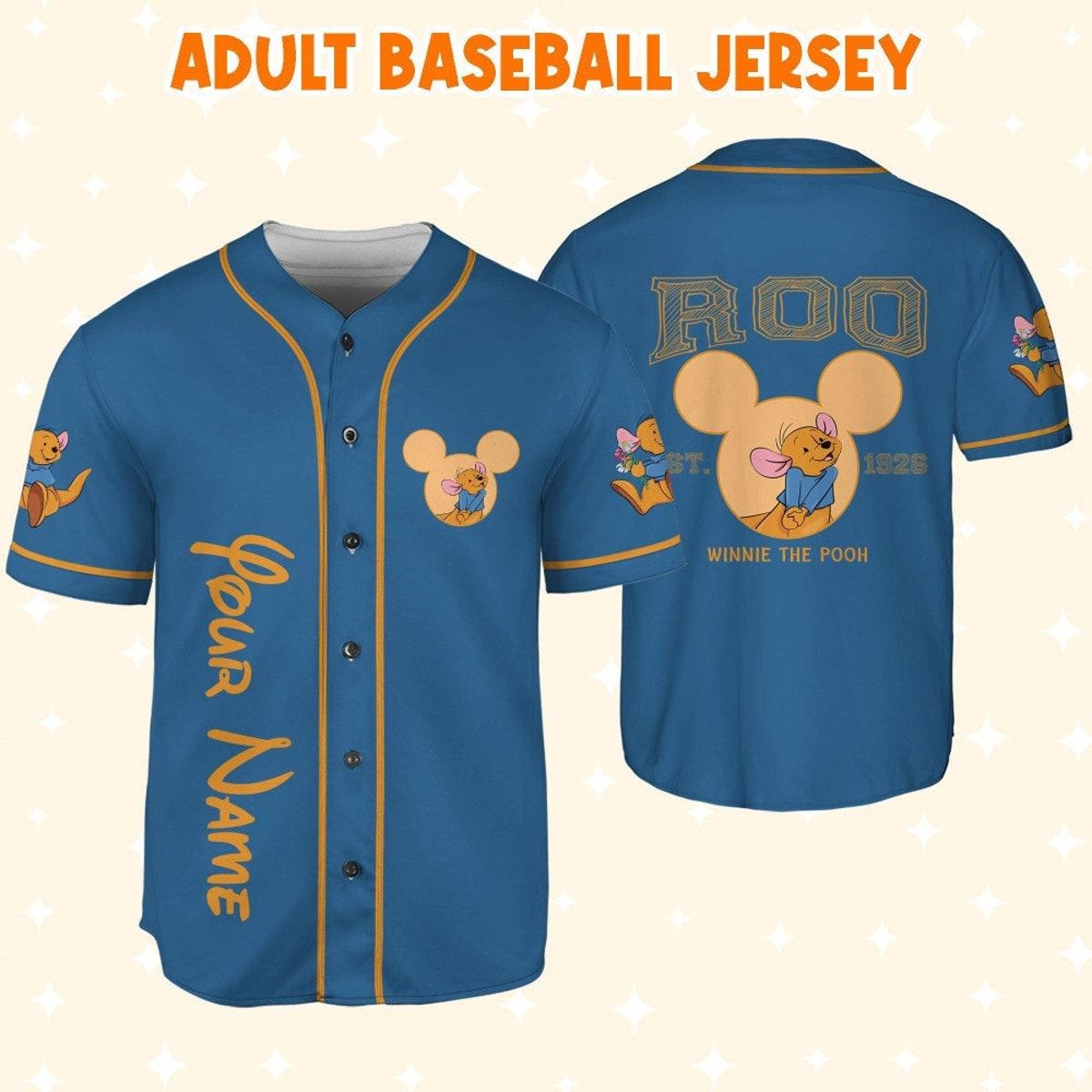 Personalize Winnie The Pooh Roo Baseball Jersey 6