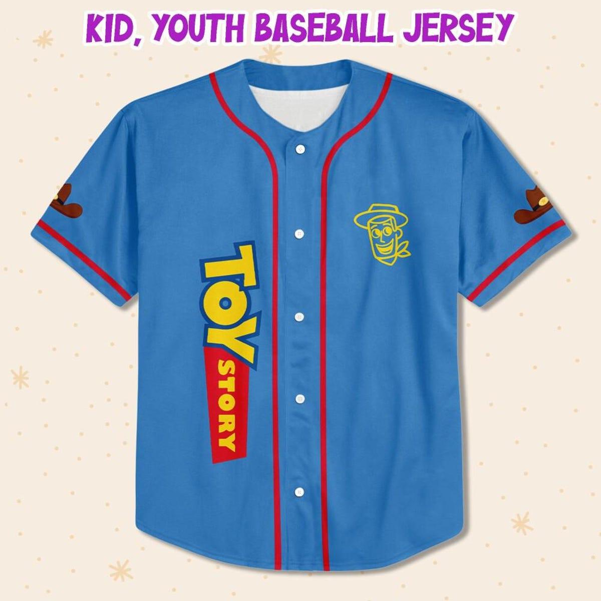 Personalize Woody Toy Story Baseball Jersey 2