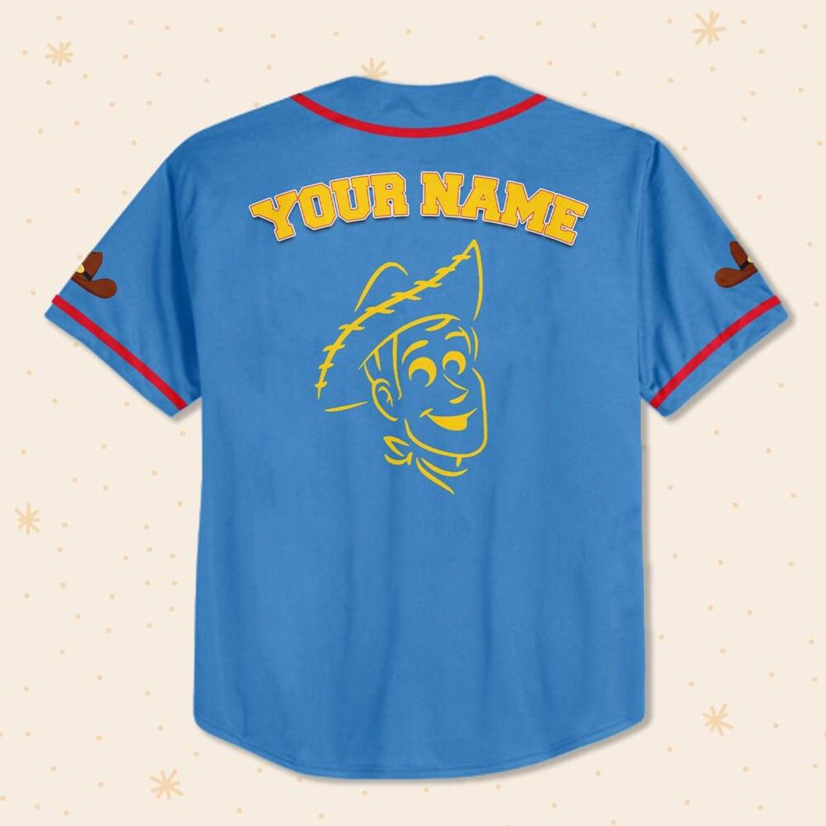 Personalize Woody Toy Story Baseball Jersey 3