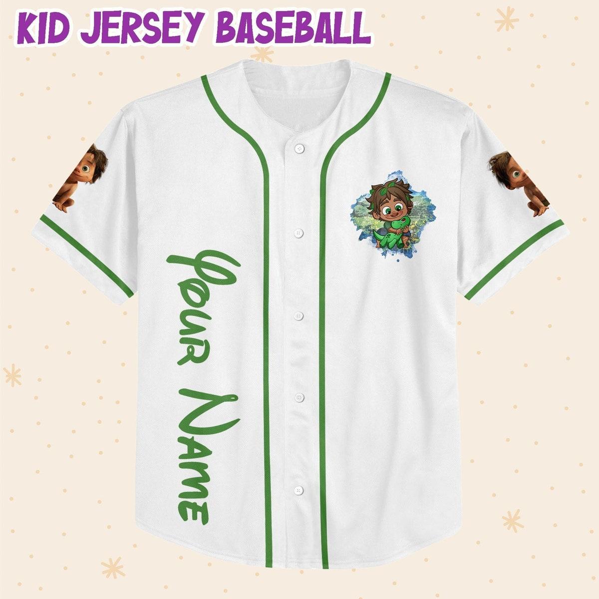 Personalized Disney The Good Dinosaur Characters Baseball Jersey 2