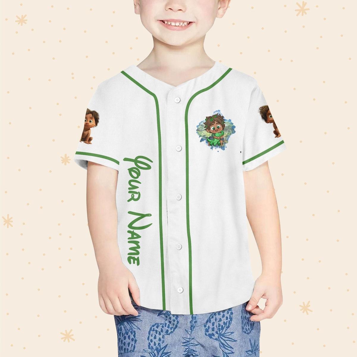 Personalized Disney The Good Dinosaur Characters Baseball Jersey 4