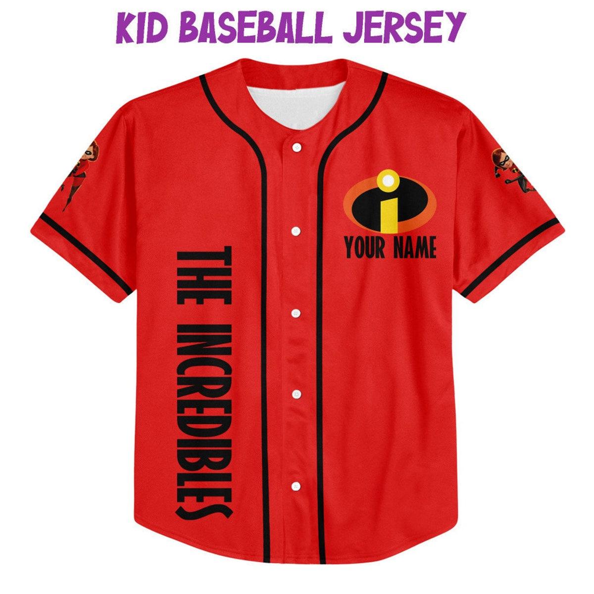 Personalized Disney The Incredibles Elastigirl Baseball Jersey 2