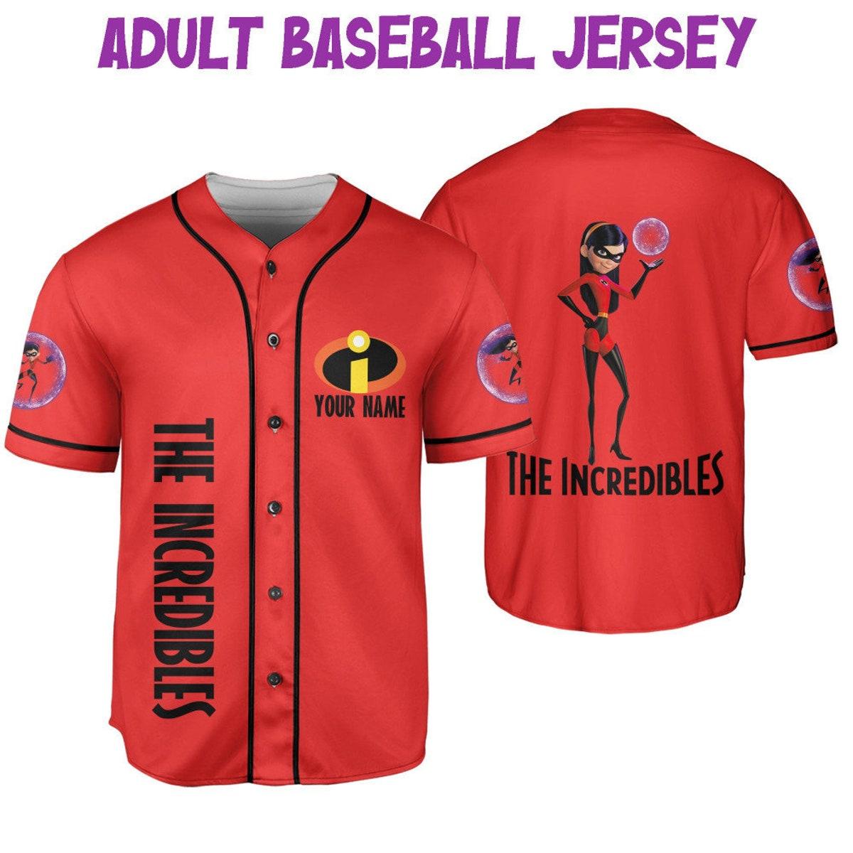 Personalized Disney The Incredibles Violet Parr Baseball Jersey 6