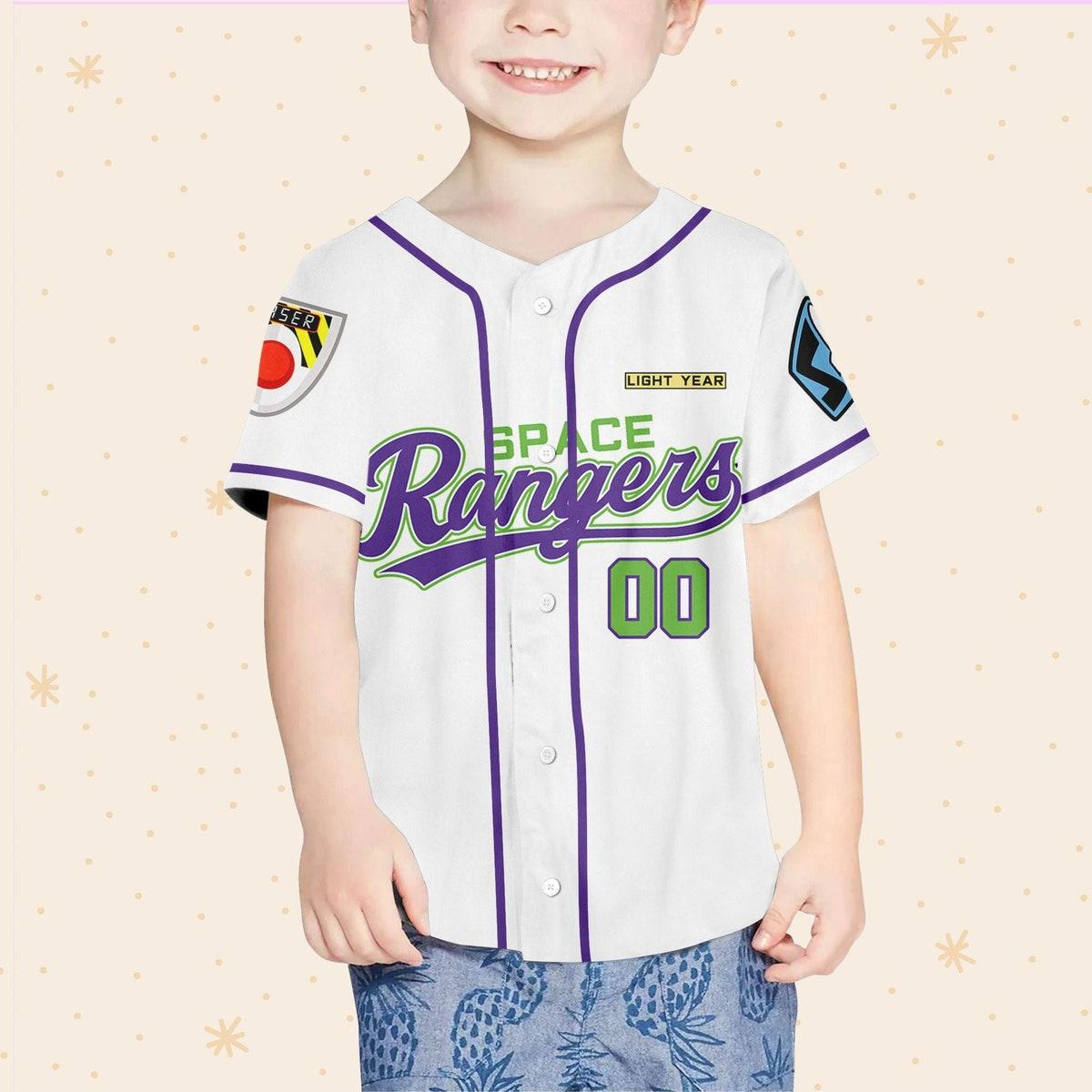 Personalized Disney Toy Story Buzz Lightyear Space Rangers Baseball Jersey 4