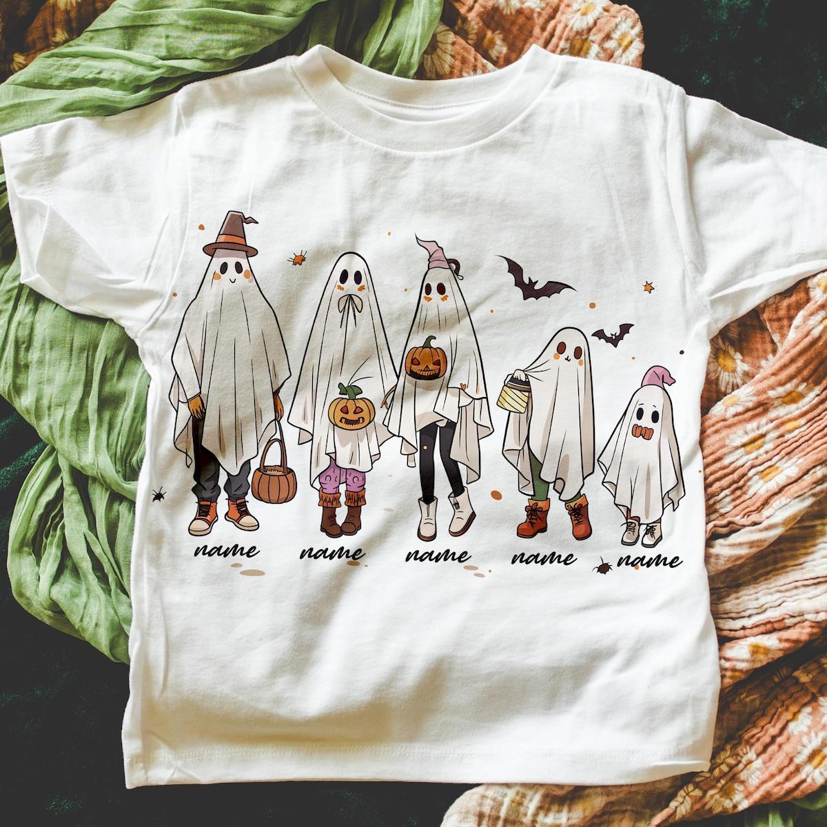 Personalized Family Halloween Spooky Season Shirt 2