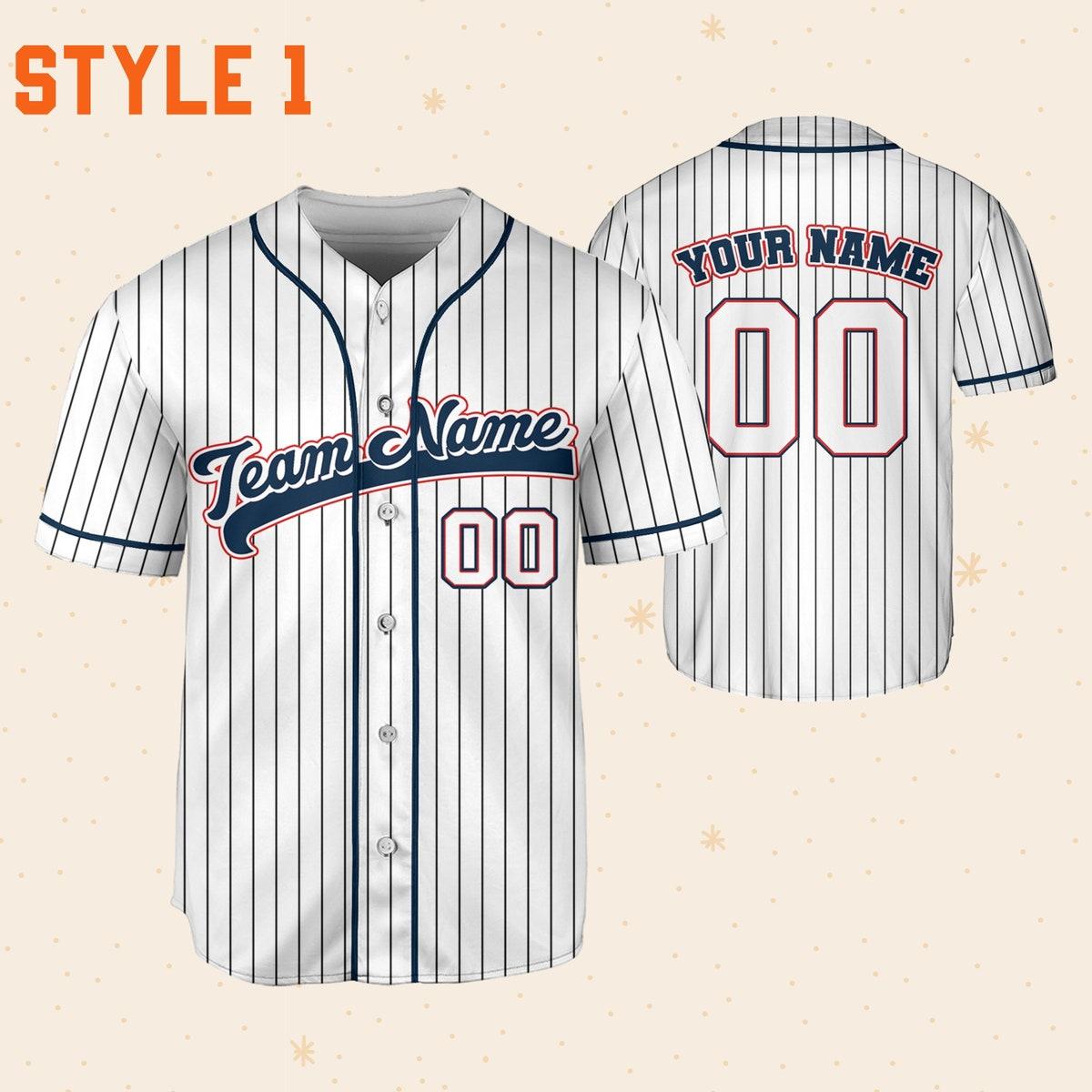 Personalized Name Custom Collection Baseball Jersey 2