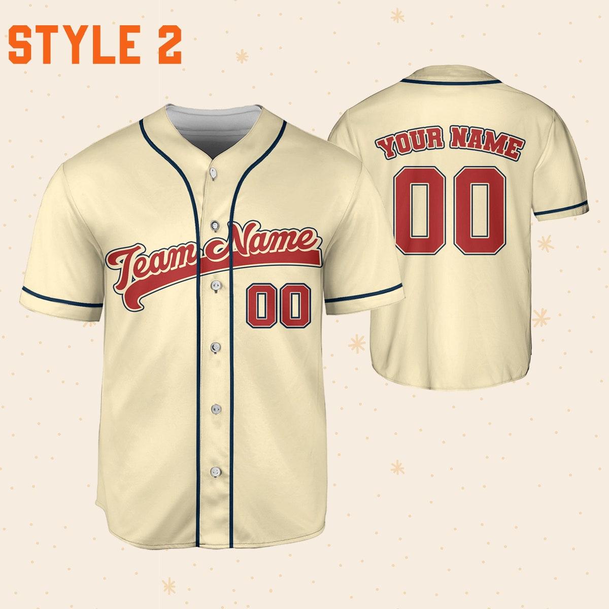 Personalized Name Custom Collection Baseball Jersey 3