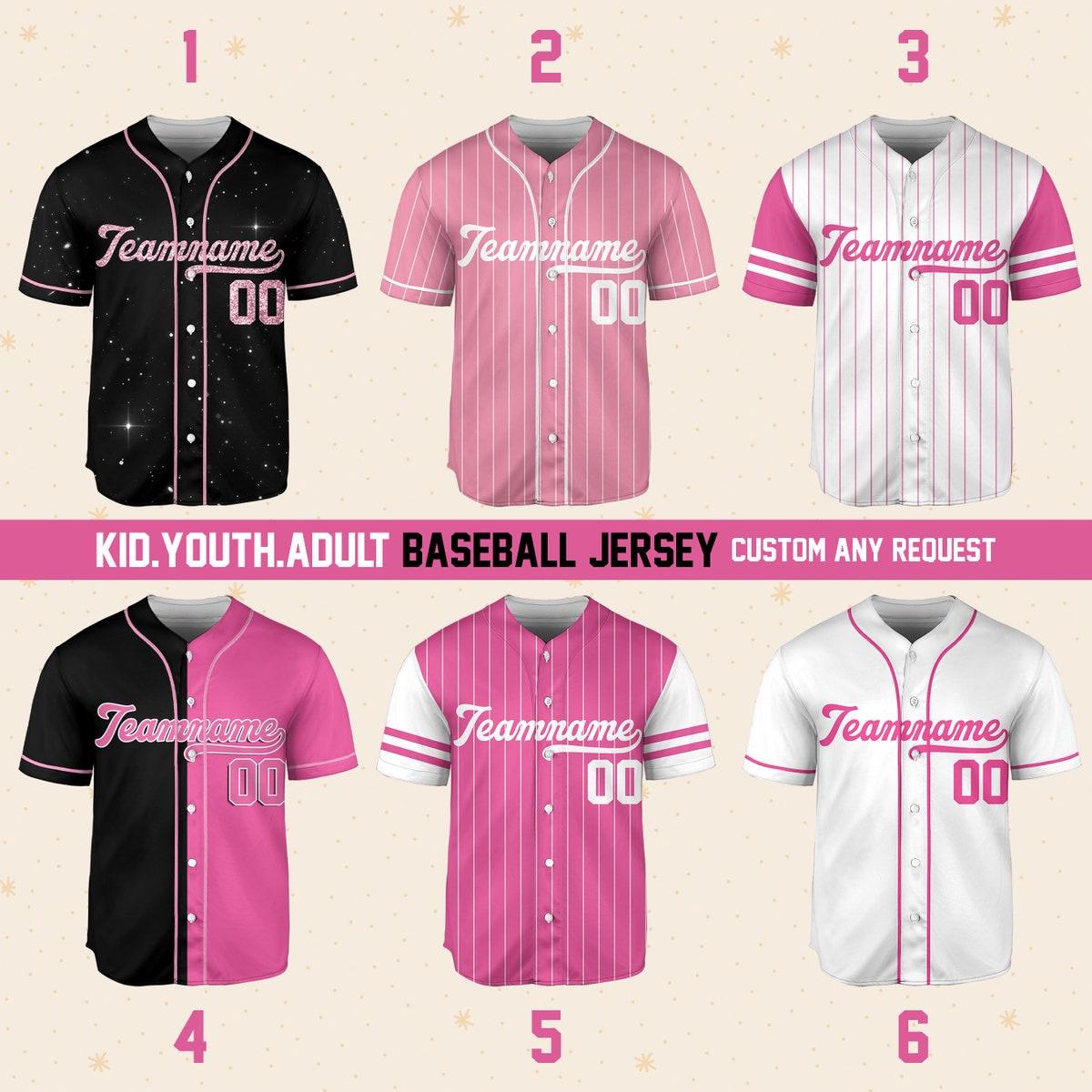 Personalized Team Name And Number Baseball Jersey 1