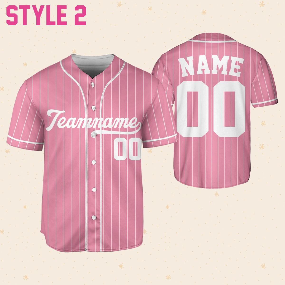 Personalized Team Name And Number Baseball Jersey 3