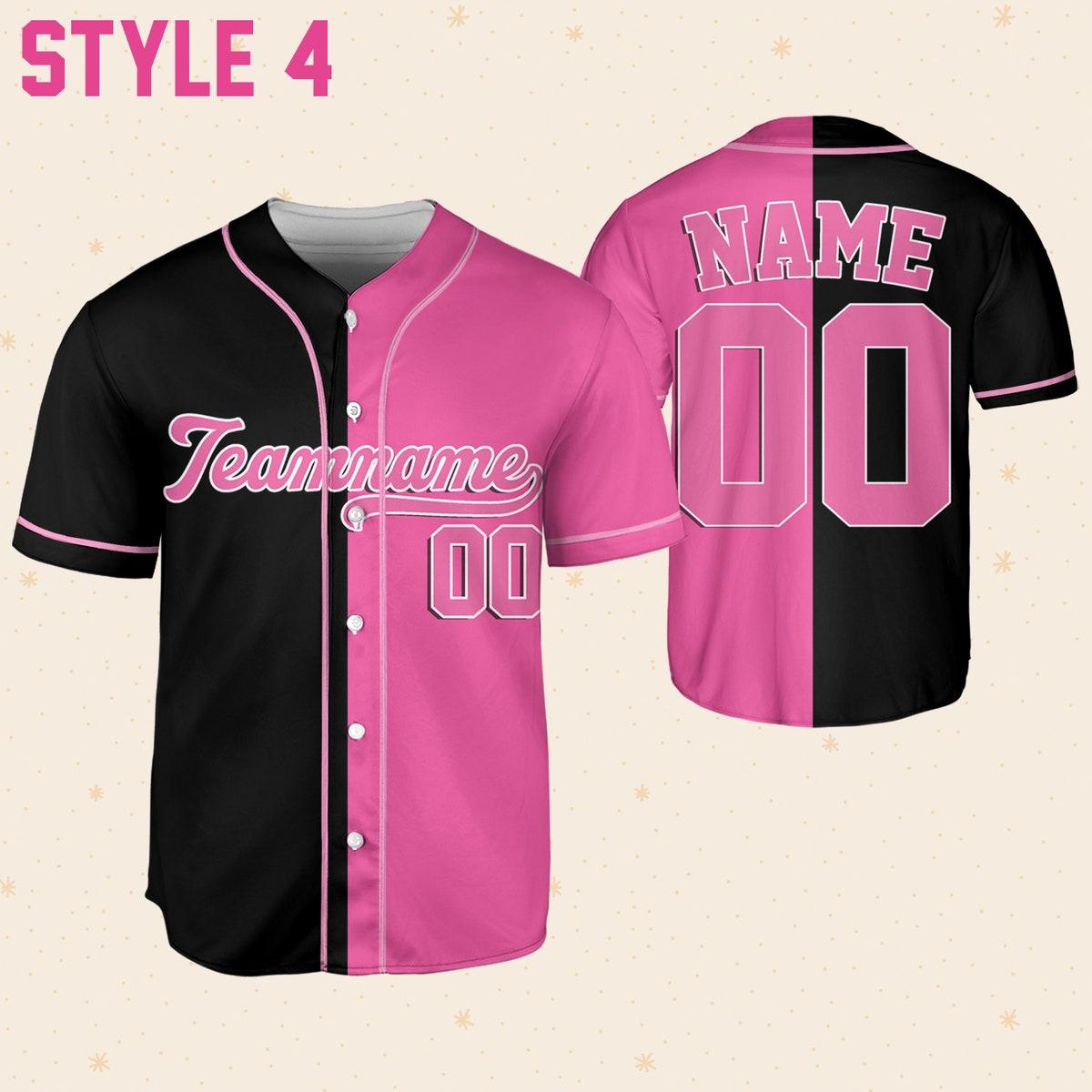 Personalized Team Name And Number Baseball Jersey 5