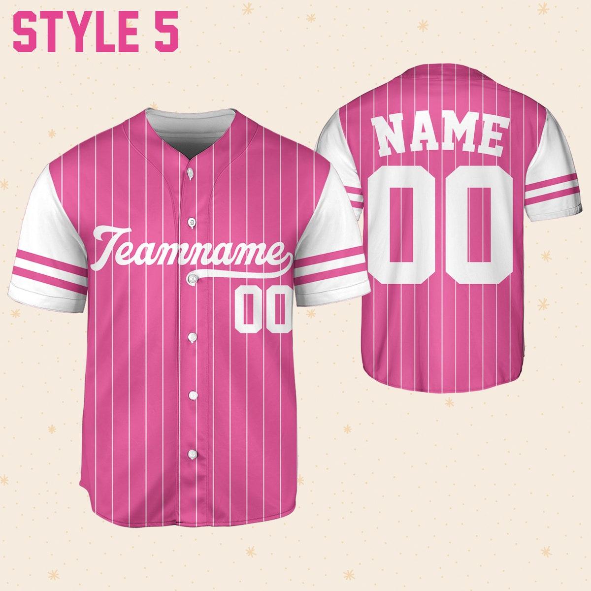 Personalized Team Name And Number Baseball Jersey 6