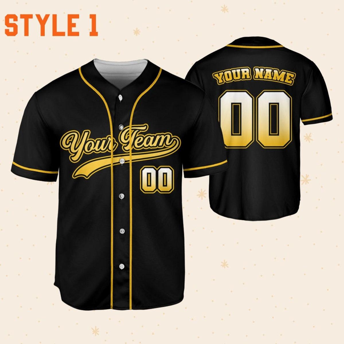 Personalized Team Name And Number Custom Baseball Jersey 2