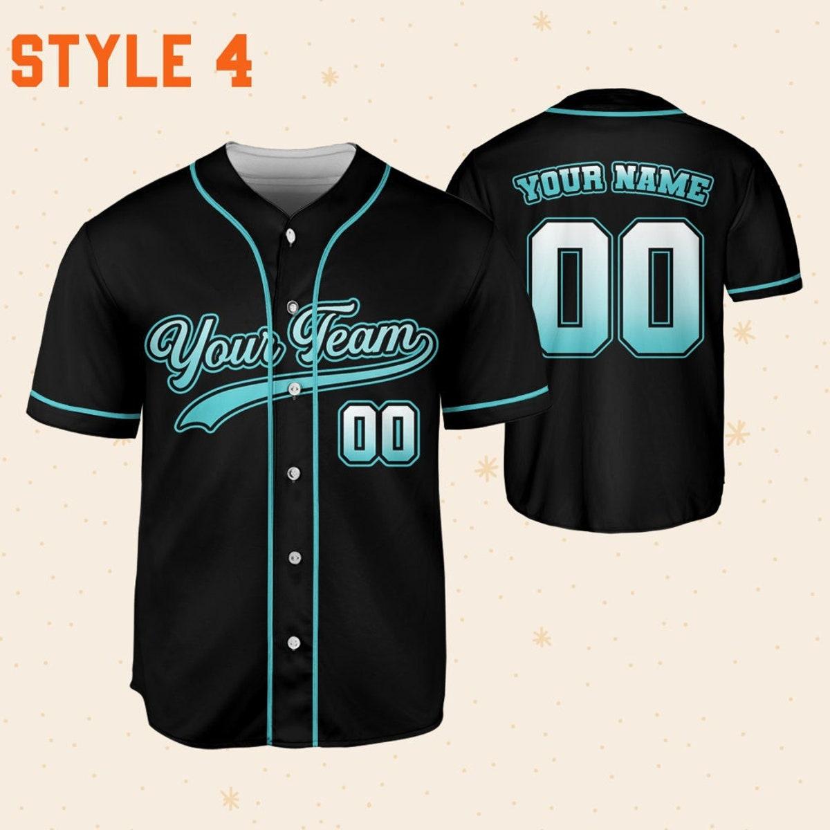 Personalized Team Name And Number Custom Baseball Jersey 5