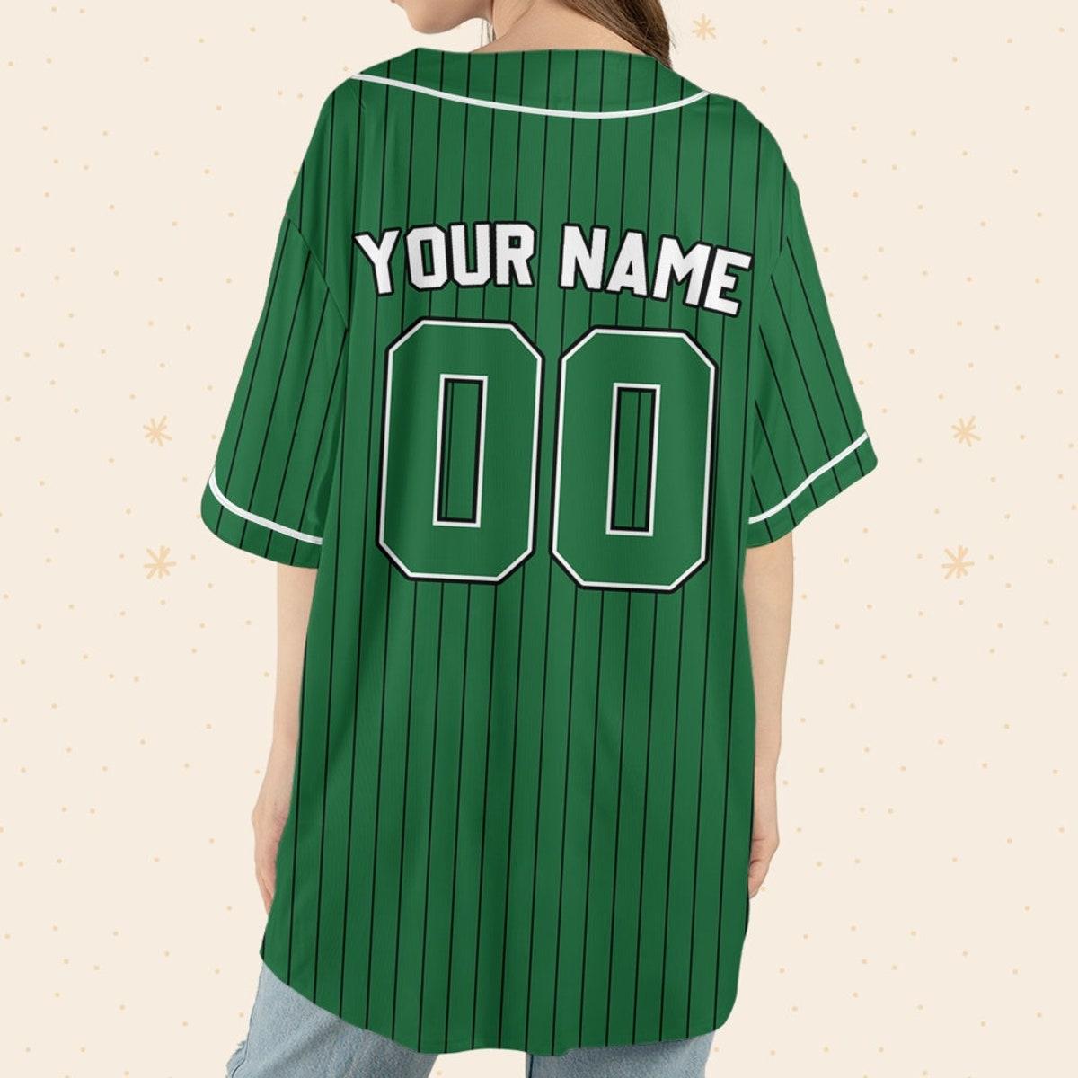 Personalized Team Name And Number Green Collection Baseball Jersey 8