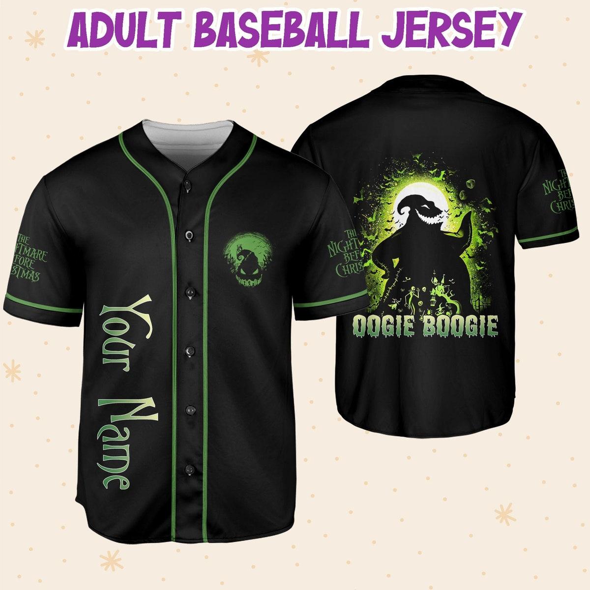 Personalized The Nightmare Before Christmas Oogie Boogie Baseball Jersey 6