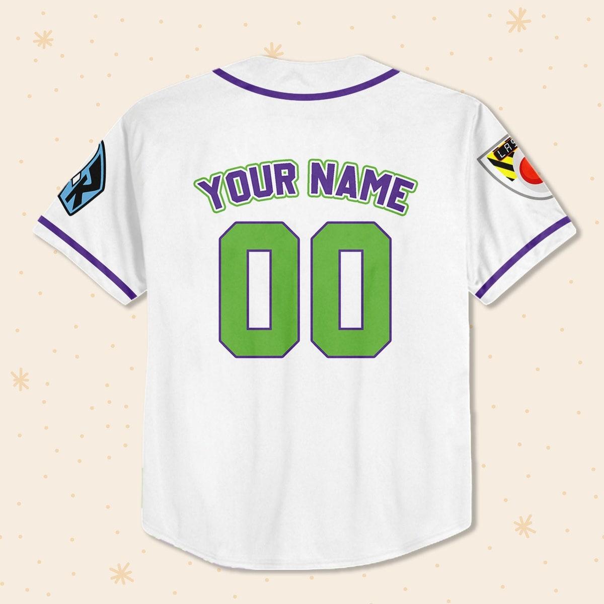 Personalized Toy Story Buzz Lightyear Space Rangers Custom Baseball Jersey 3