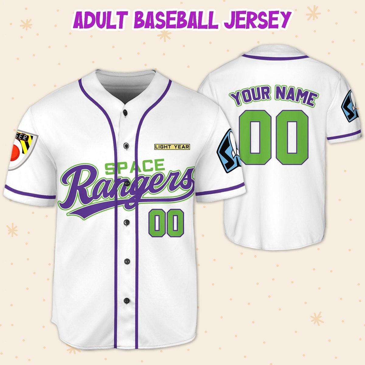 Personalized Toy Story Buzz Lightyear Space Rangers Custom Baseball Jersey 5