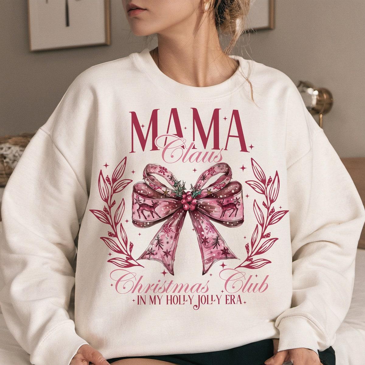 Pink Mama Claus Sweatshirts 1