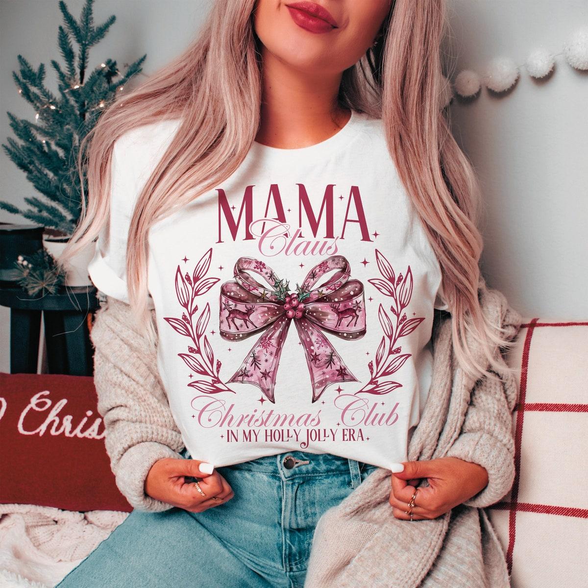 Pink Mama Claus Sweatshirts 3