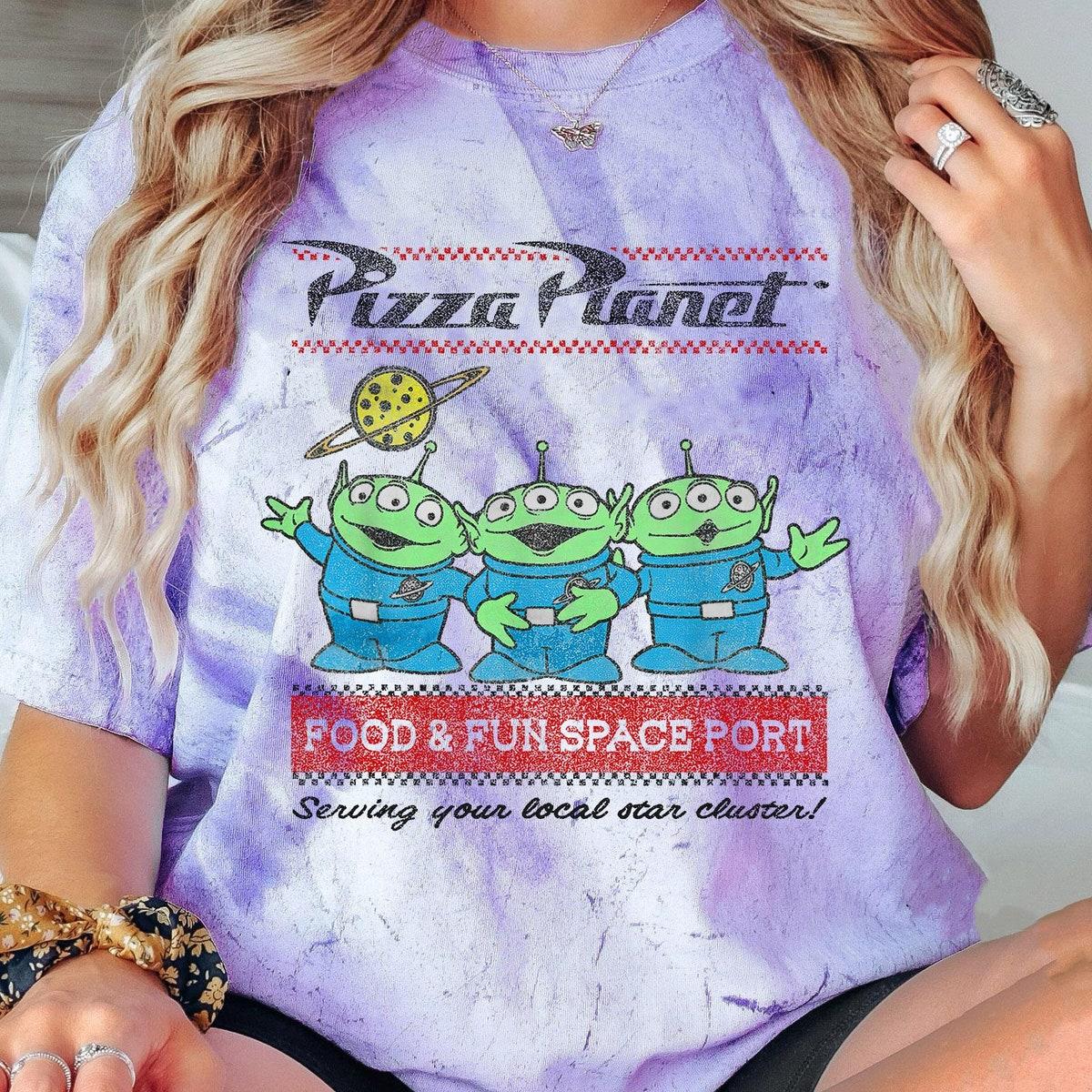 Pizza Planet Aliens Food And Fun Space Port Blast Toy Story Shirt 1