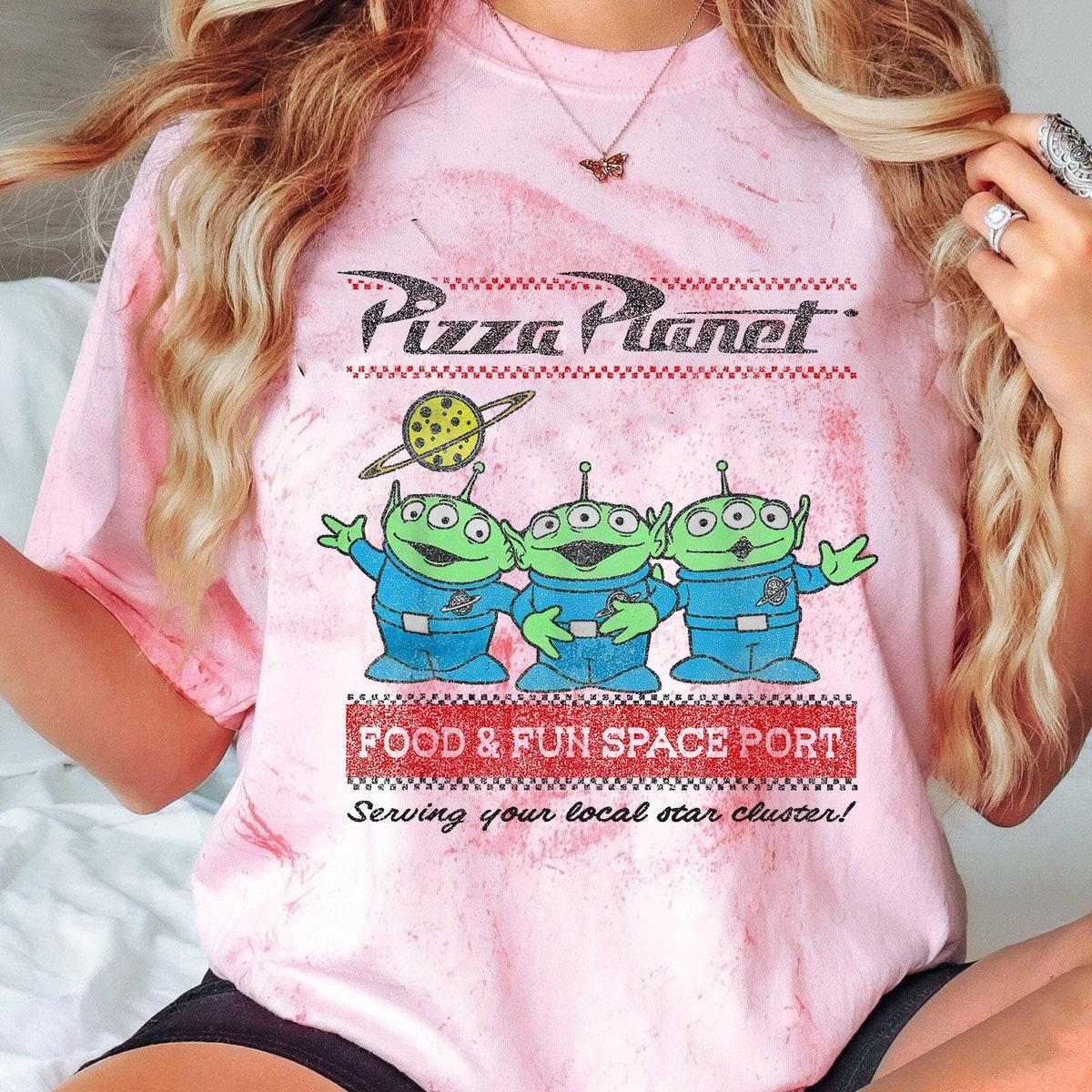 Pizza Planet Aliens Food And Fun Space Port Blast Toy Story Shirt 5