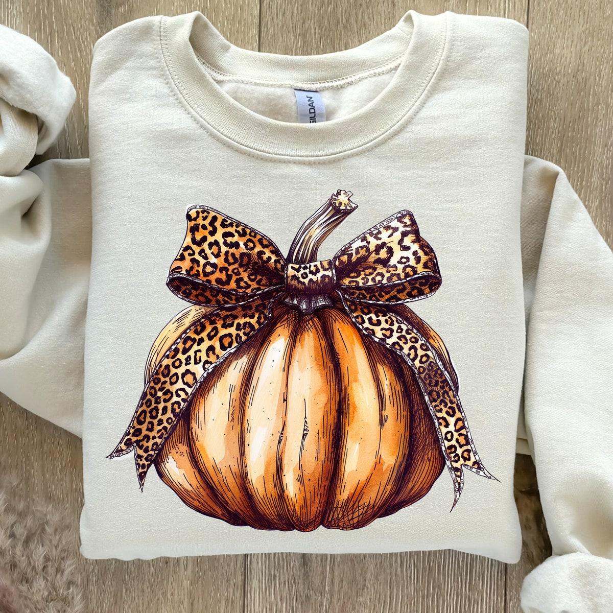 Pumpkin Coquette Bow Halloween Shirt 2