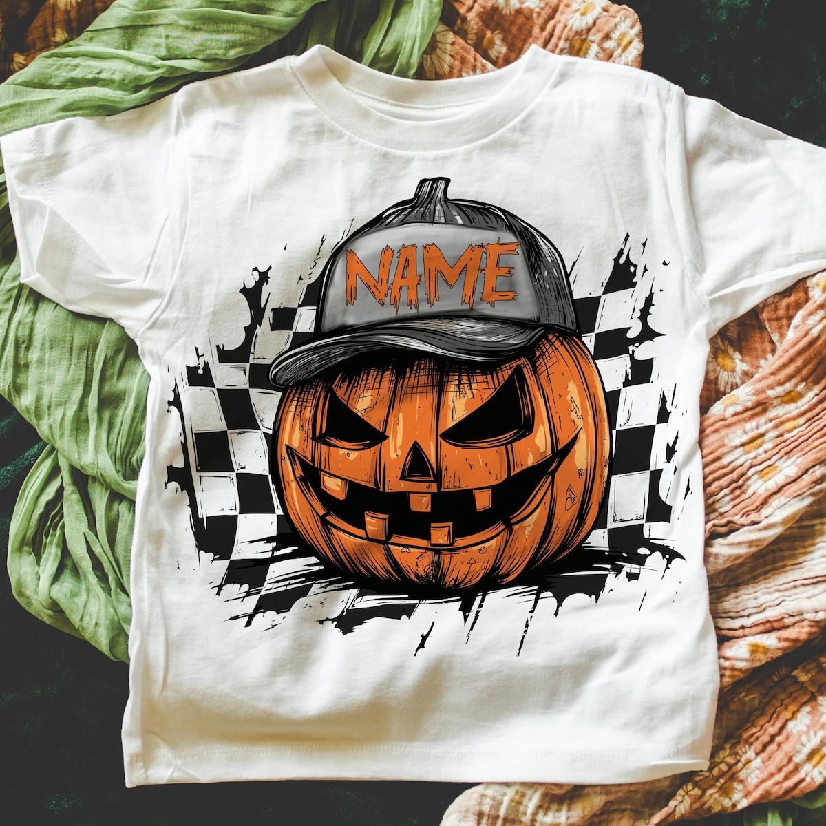 Pumpkin Face Halloween Shirt 1