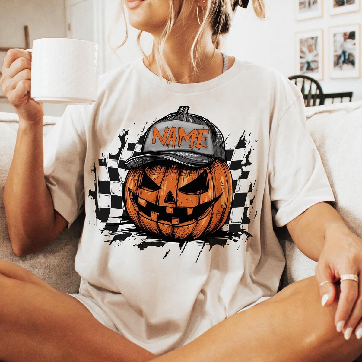 Pumpkin Face Halloween Shirt 2