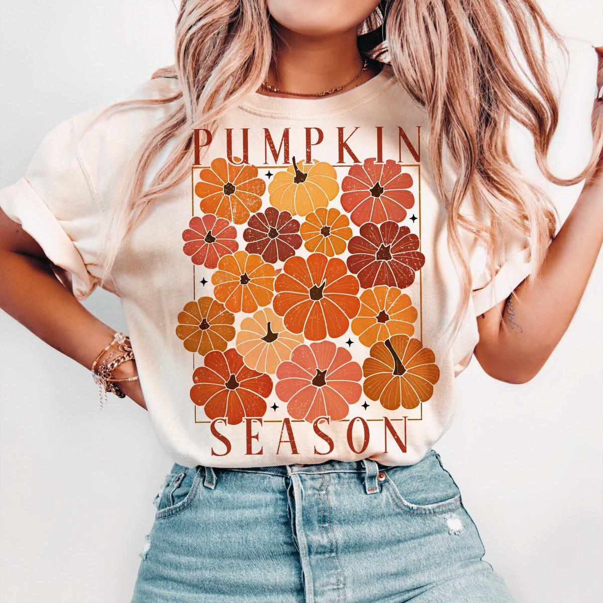 Pumpkin Season Boho Fall Thanksgiving Shirt 2