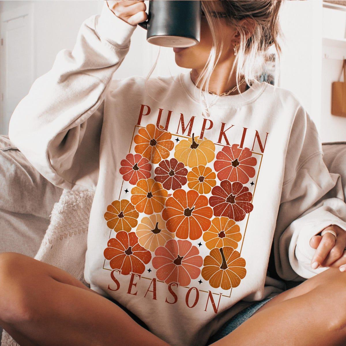 Pumpkin Season Boho Fall Thanksgiving Shirt 4