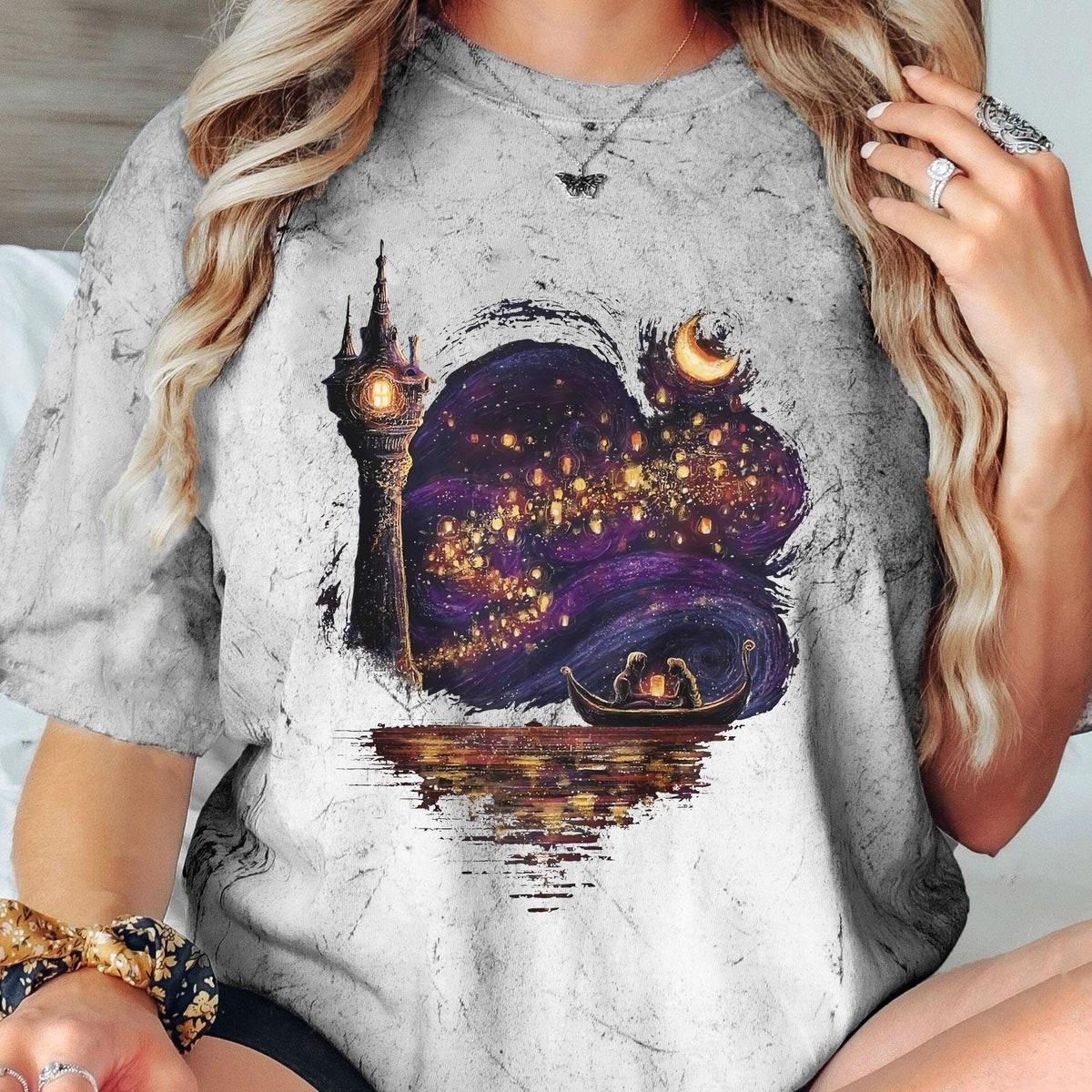 Rapunzel Castle Rapunzel Flynn Rider And At Last I See The Light Blast Shirt 6