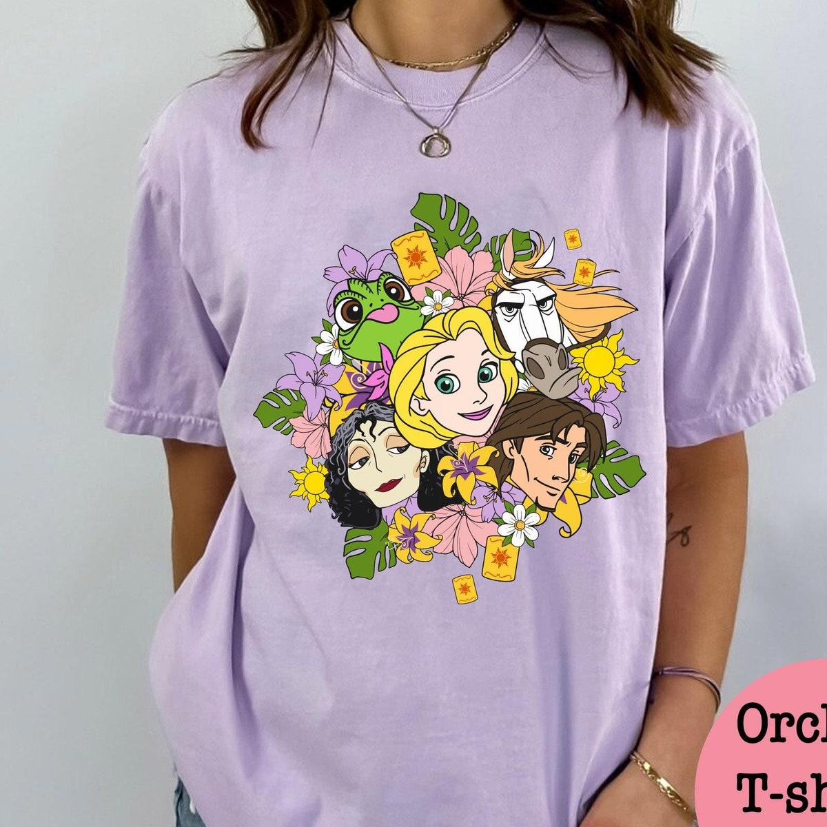 Rapunzel Princess Pascal Flynn Rider Maximus Mother Gothel Shirt 1