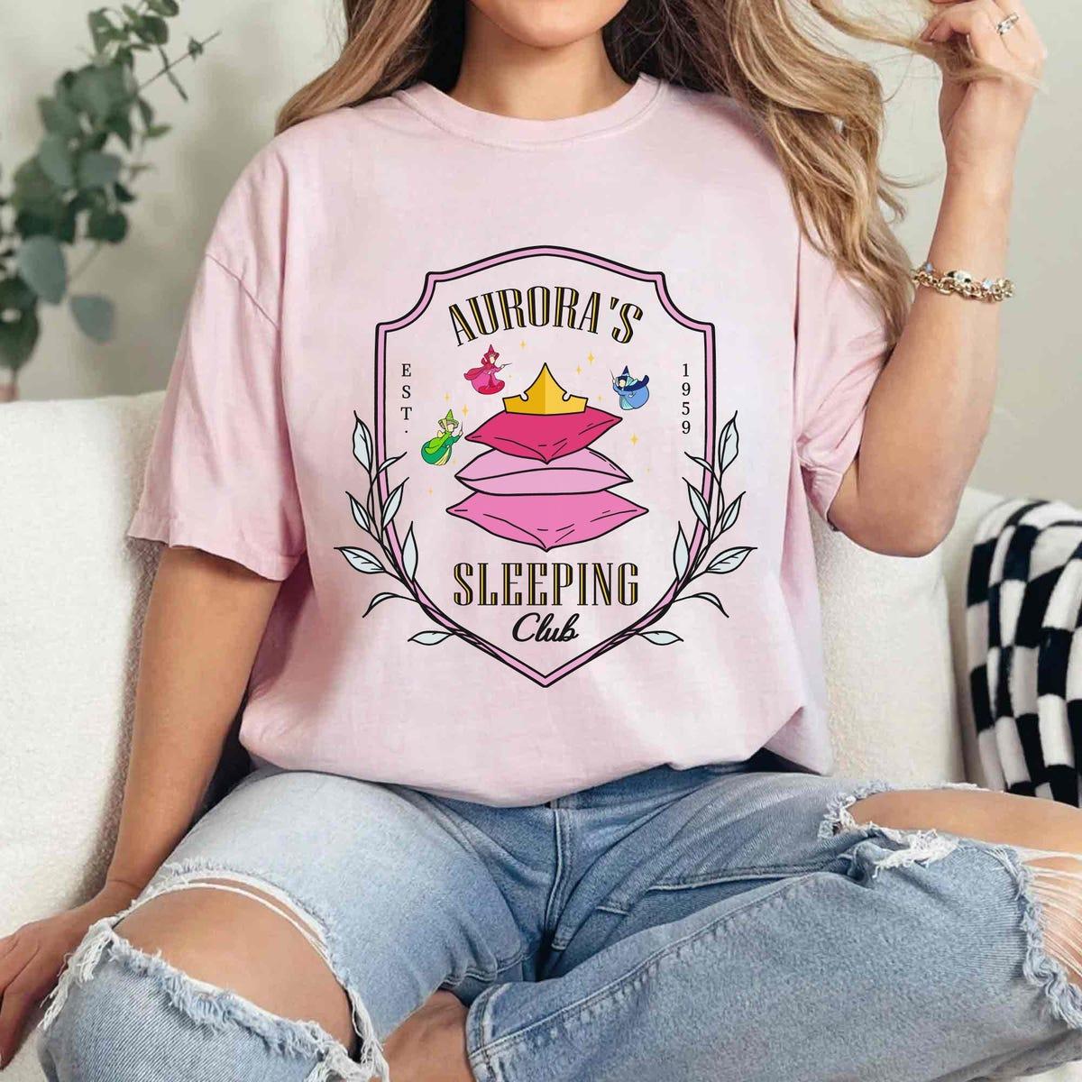 Retro Aurora's Sleeping Club 1959 Beauty Disney Shirt 4