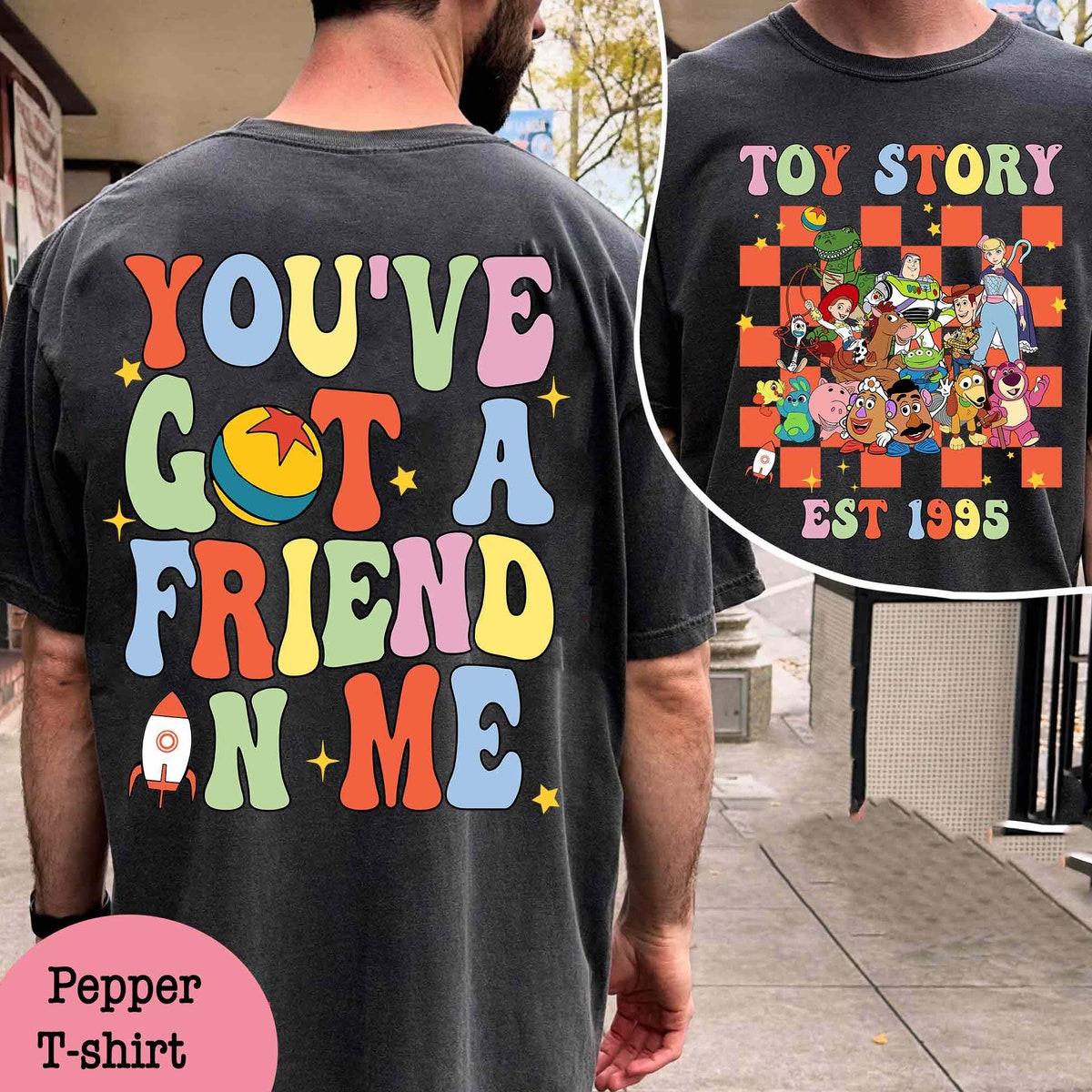 Retro Checkered Toy Story You've Got A Friend In Me Shirt 1