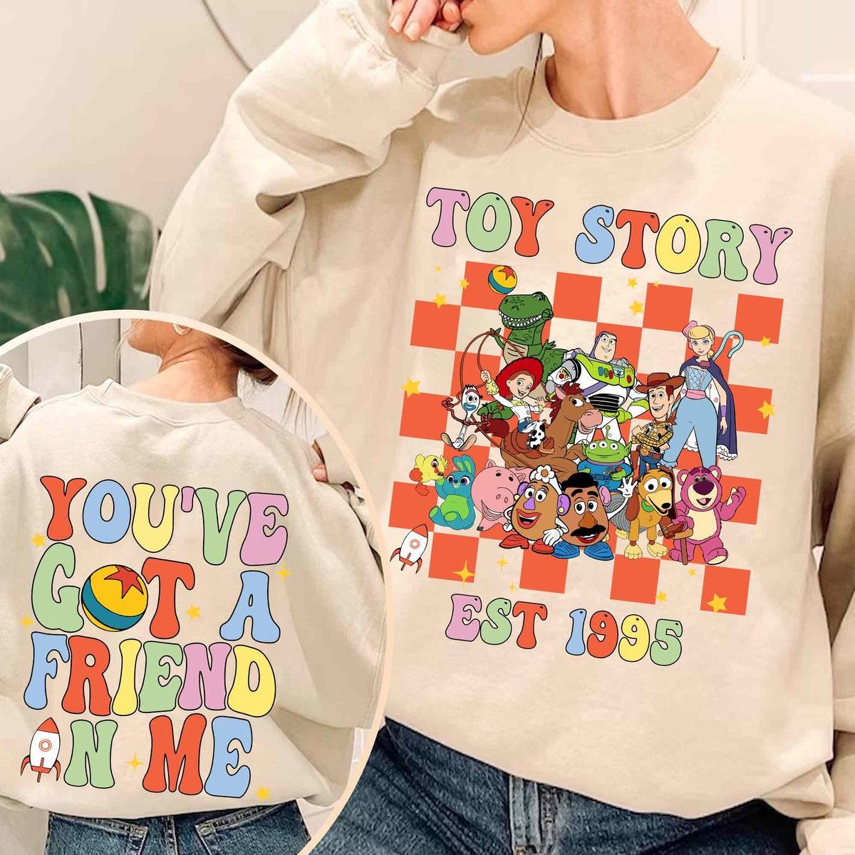 Retro Checkered Toy Story You've Got A Friend In Me Shirt 3