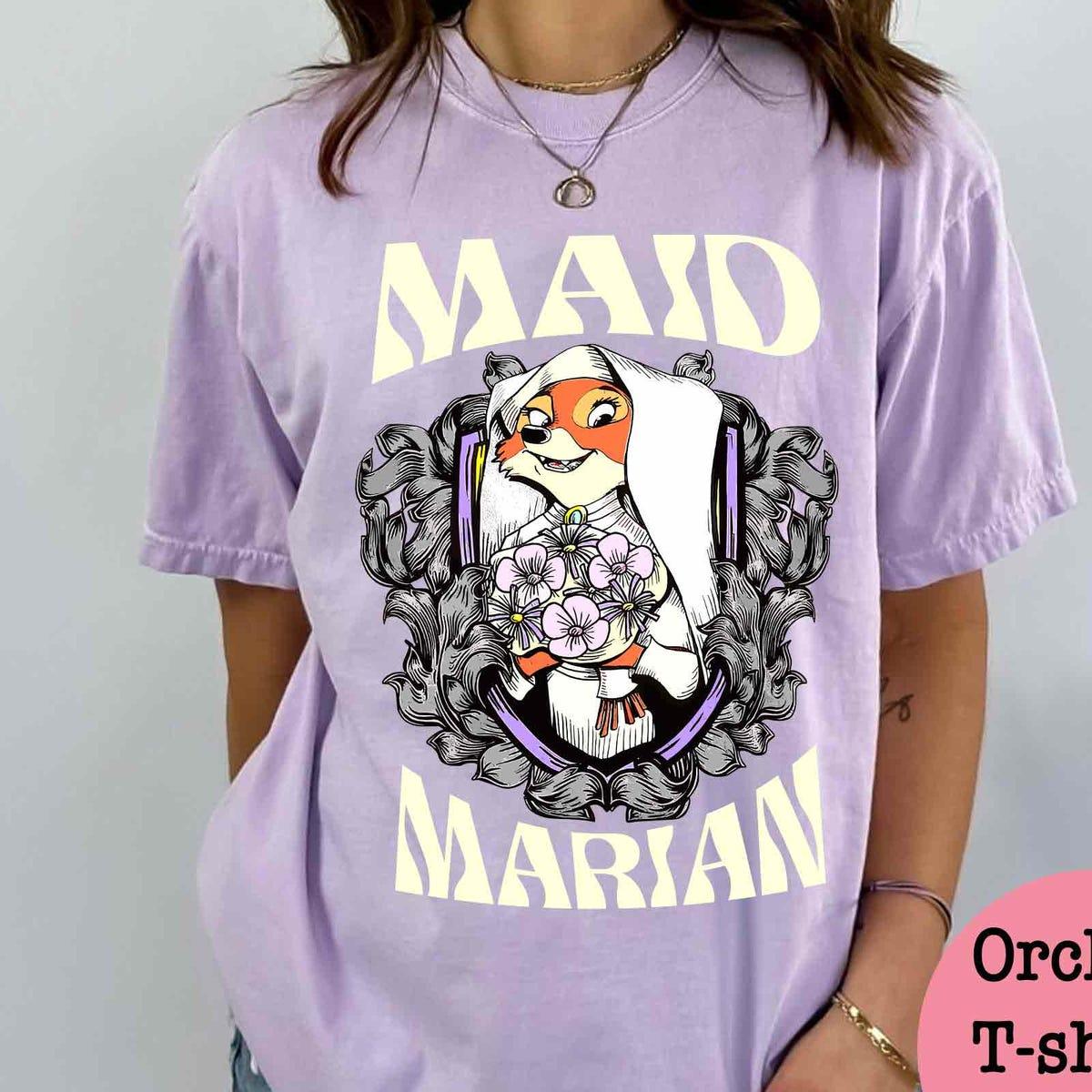 Retro Disney Robin Hood And Maid Marian Couple Shirt 5