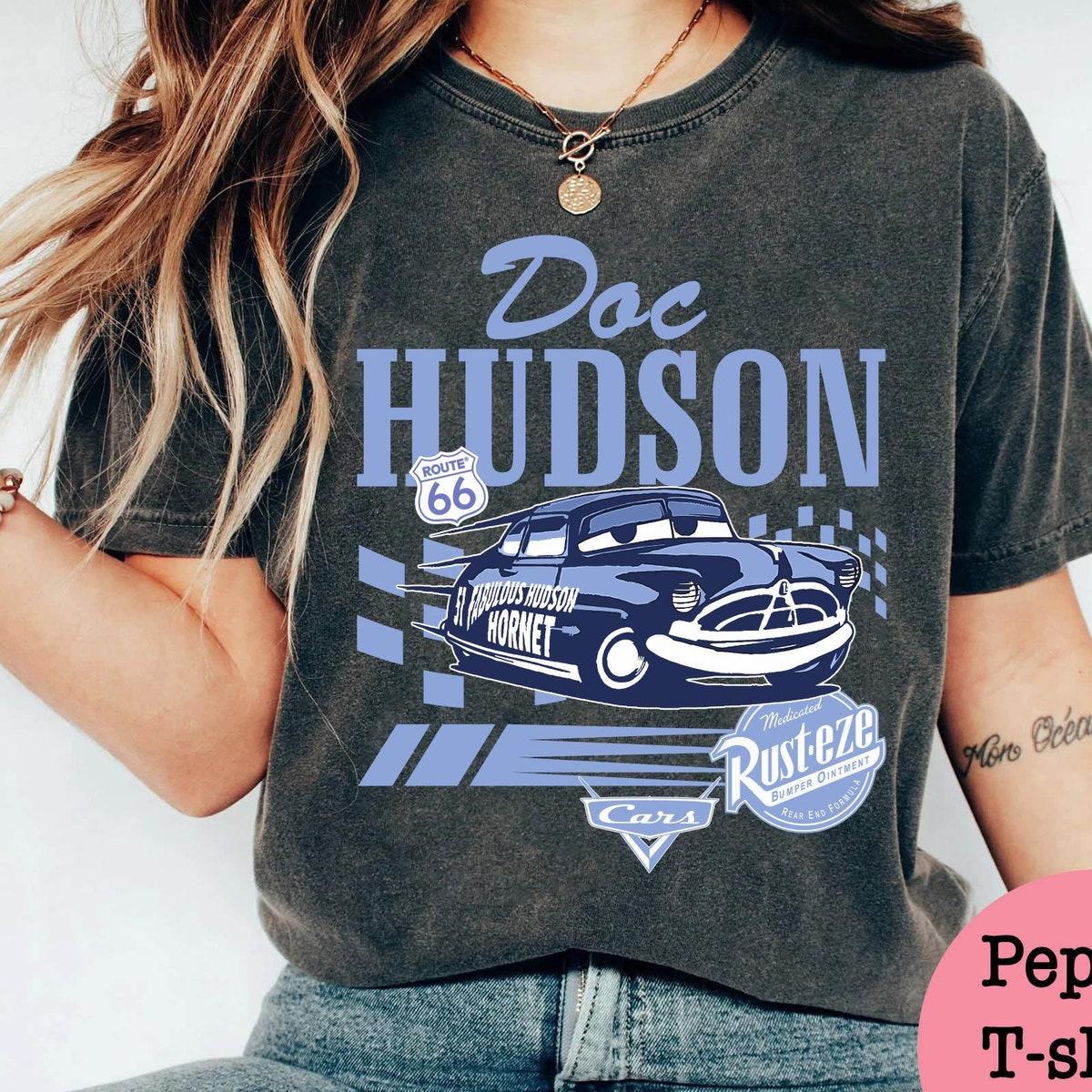 Retro Doc Hudson Portrait Checkered Shirt 2