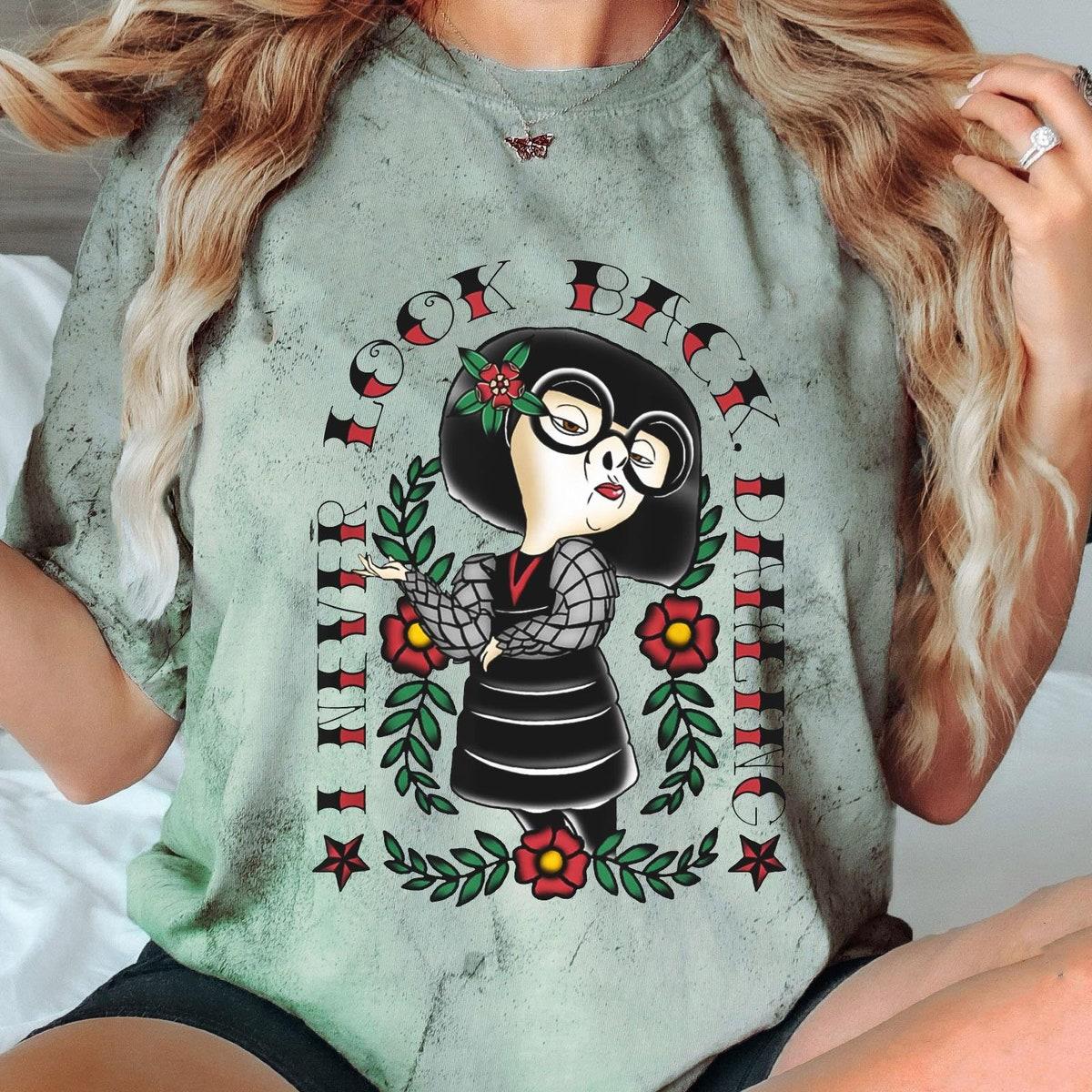 Retro Edna Never Look Back Darling Disney Incredibles Shirt 4