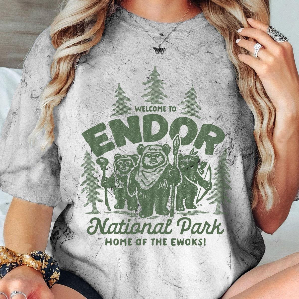 Retro Endor National Park Home Of The Ewoks Blast Shirt 1