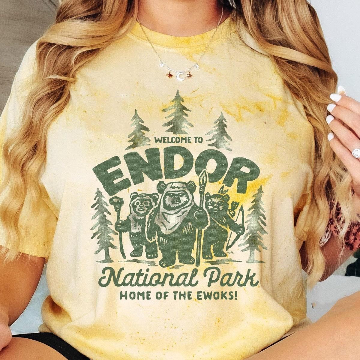 Retro Endor National Park Home Of The Ewoks Blast Shirt 2