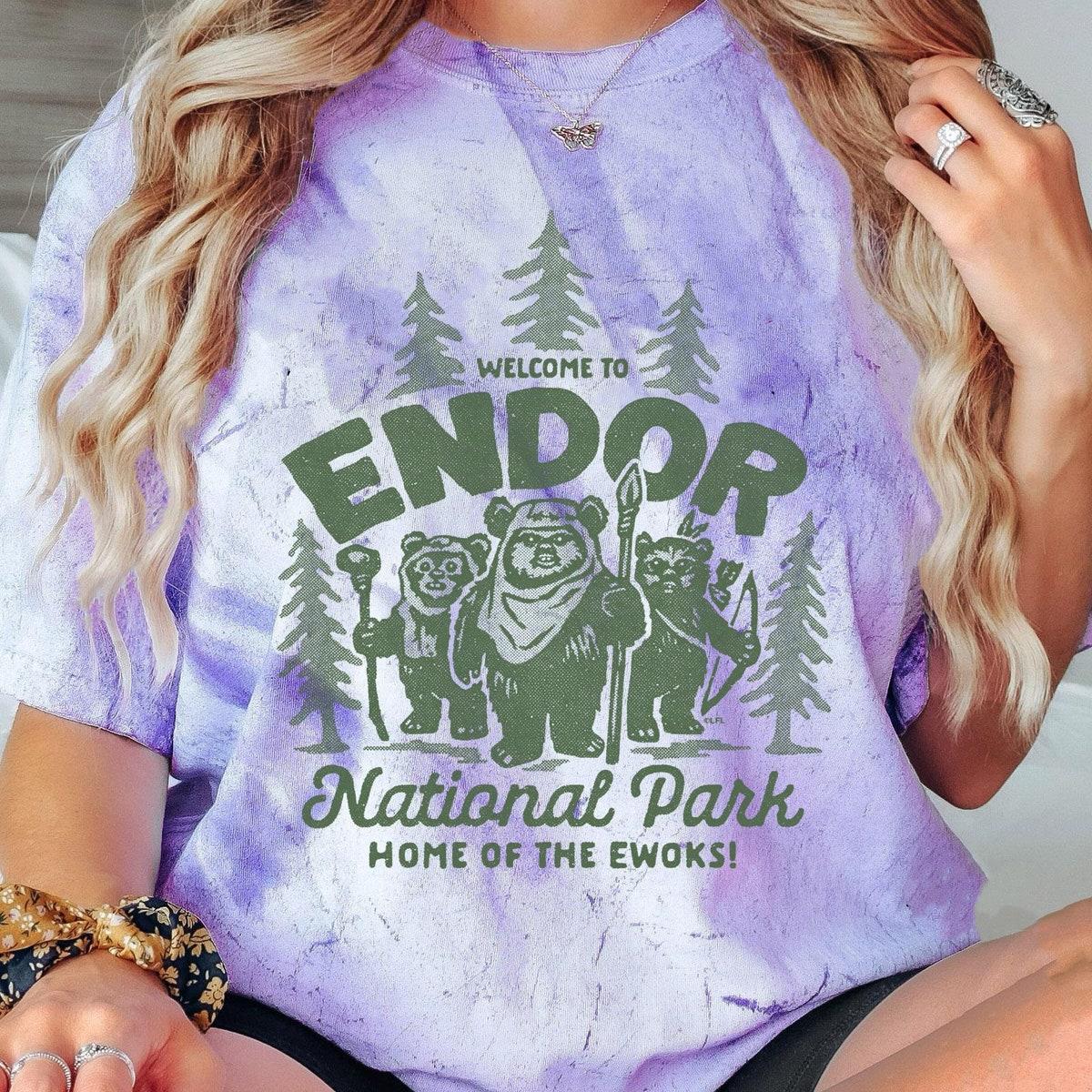 Retro Endor National Park Home Of The Ewoks Blast Shirt 4