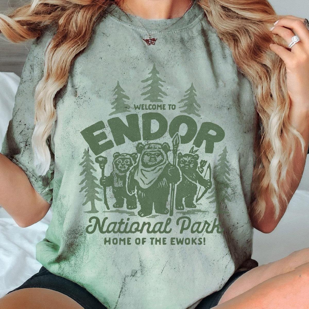 Retro Endor National Park Home Of The Ewoks Blast Shirt 5