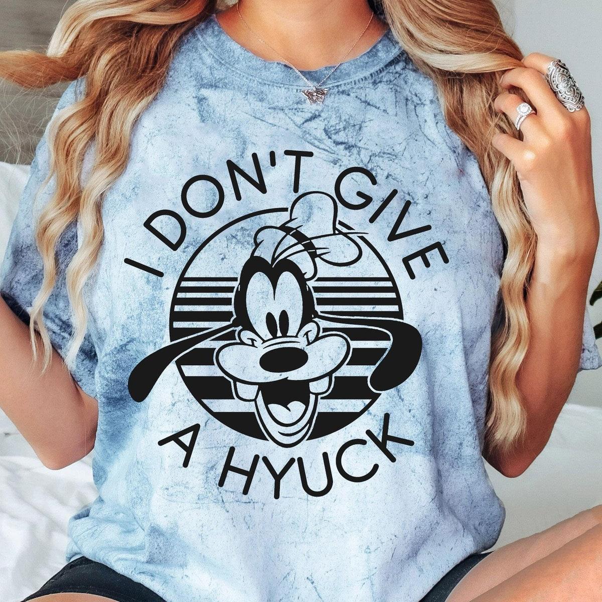 Retro Goofy I Don't Give A Hyuck Shirt 1